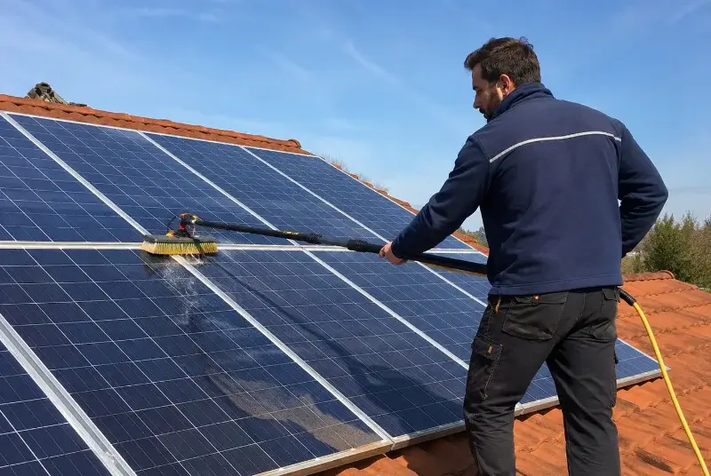 Nettoyage et entretien de panneaux solaires à Ville-sous-Anjou