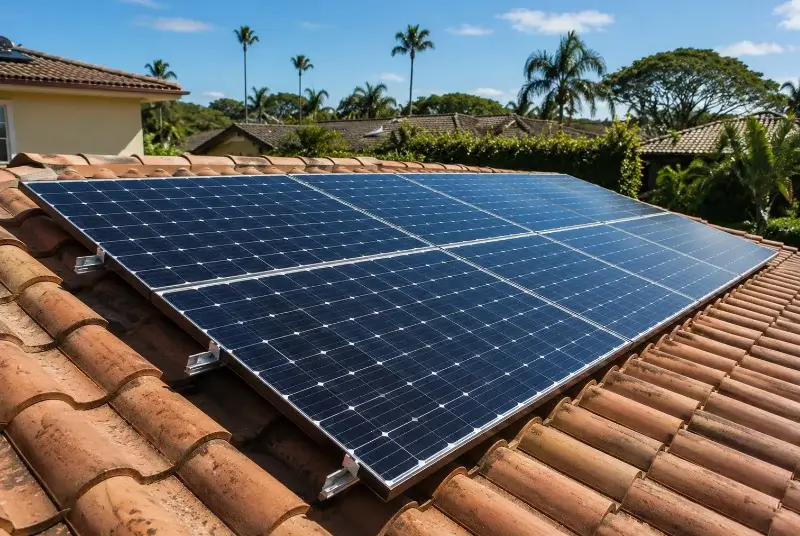 Installation de panneaux solaires à Ville-sous-Anjou